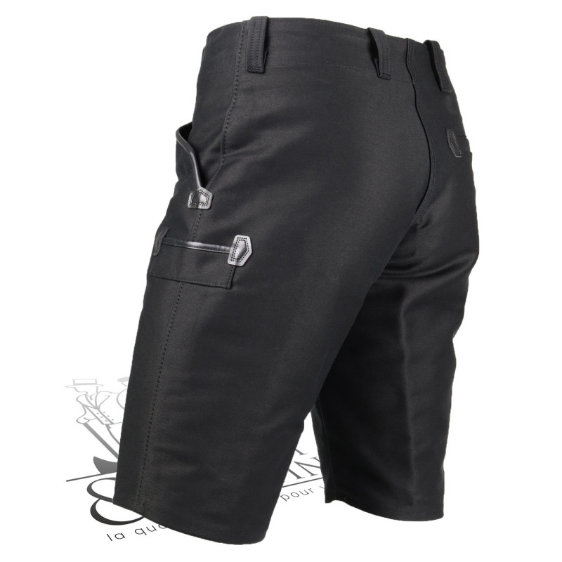 Bermuda moleskine FHB noir