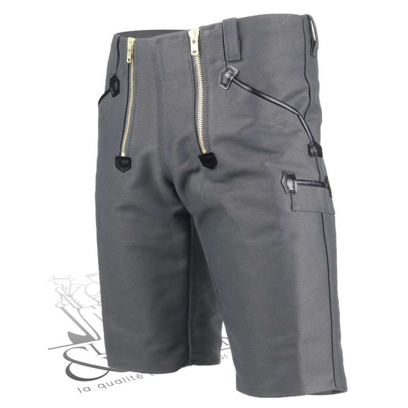 Bermuda moleskine FHB gris