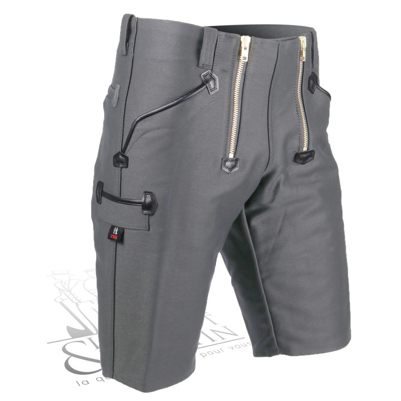 Bermuda moleskine FHB gris