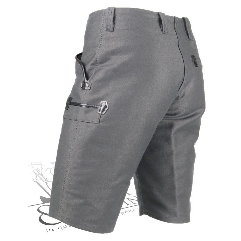 Bermuda moleskine FHB gris