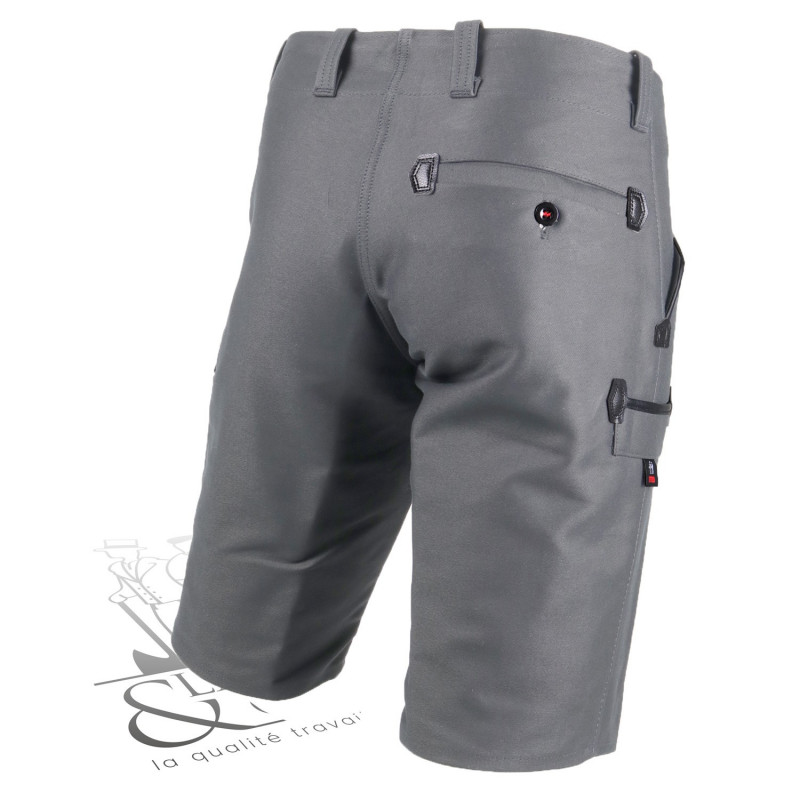 Bermuda moleskine FHB gris