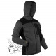 Veste polaire à capuche Blaklader Anthracite