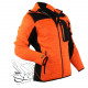 Veste polaire à capuche Blaklader orange fluo