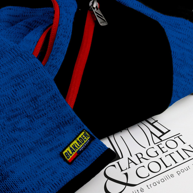 Veste polaire à capuche Blaklader bleue