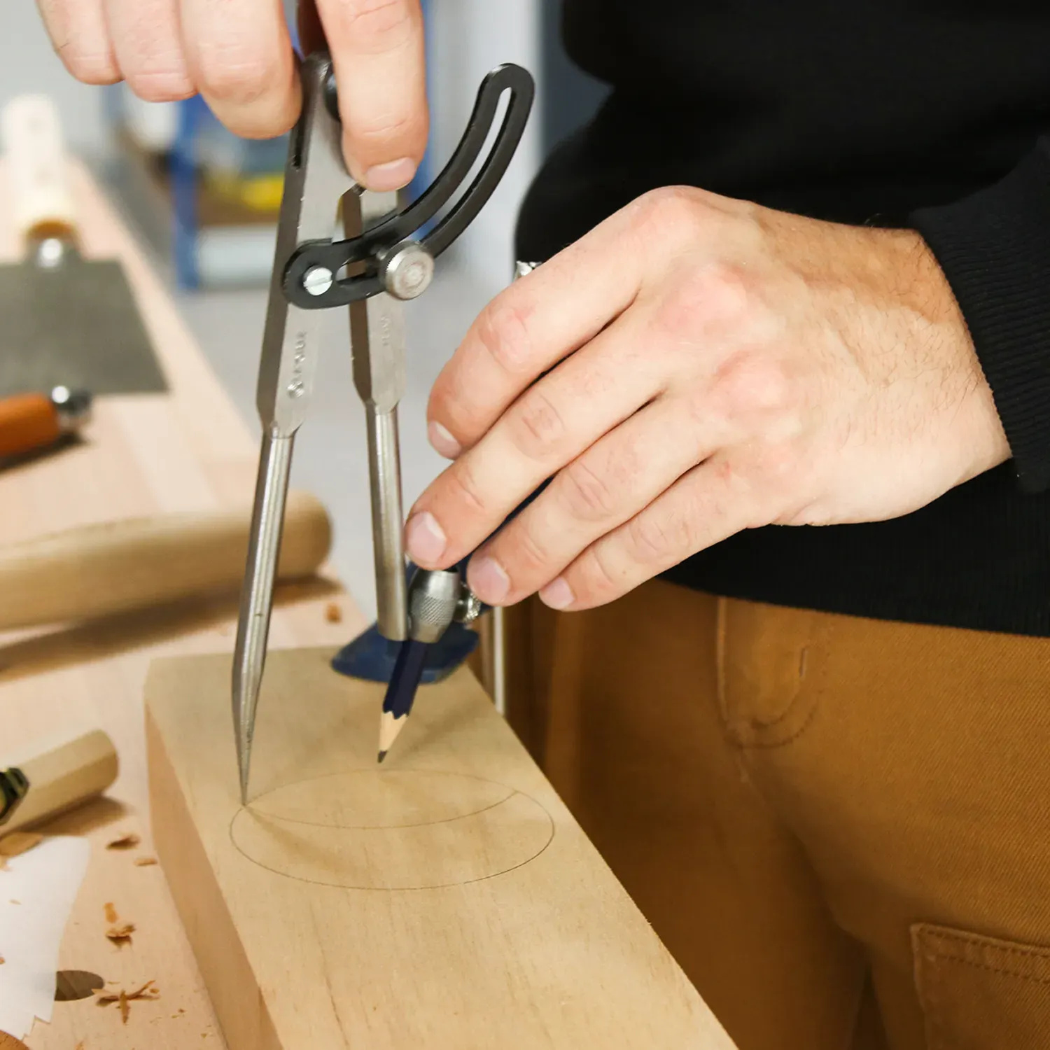 Compas de traçage - Largeot & Coltin